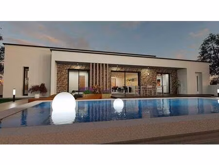 terrain avec maison neuve à vendre