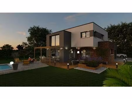 terrain avec maison neuve à vendre