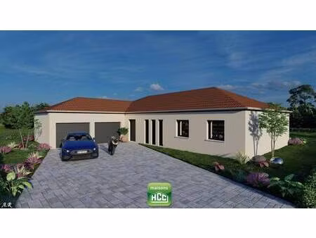 terrain avec maison neuve à vendre