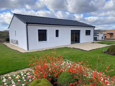 terrain avec maison neuve à vendre