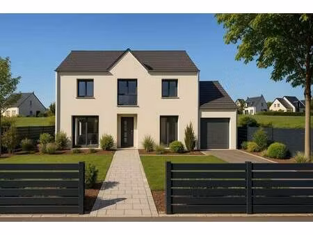 terrain avec maison neuve à vendre