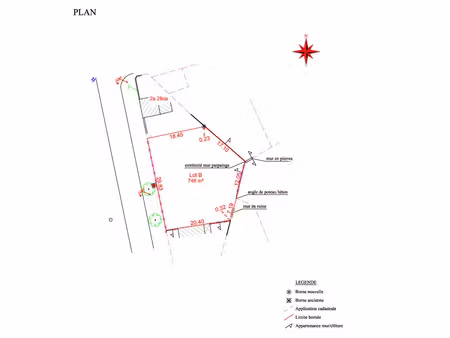 vente terrain 746 m² poitiers (86000)