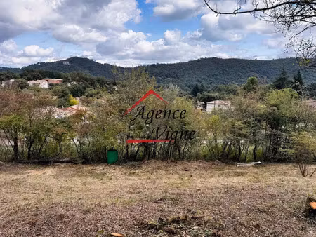 vente terrain 1037 m² à meyrannes (30410)  55 000 €