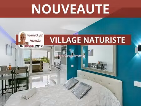 immo'cap - village naturiste - appartement 21.60 m2 carrez - au calme sur port nature 8 - 