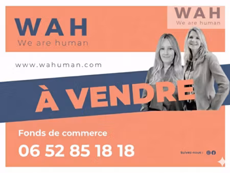vente fonds de commerce - restauration rapide / a emporter -