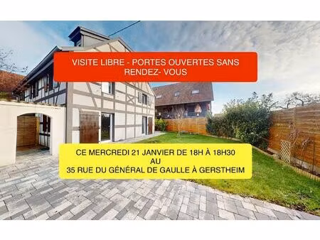 maison gerstheim 87.17 m² t-5 à vendre  223 000 €
