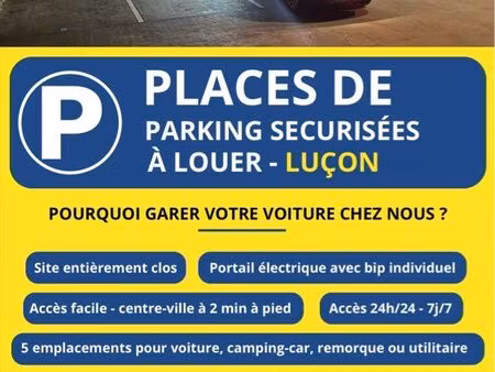 parking centre ville luçon