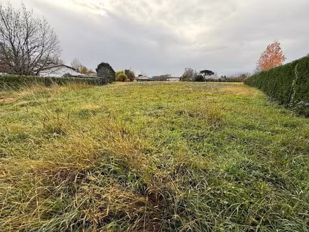 vente terrain à batir 1286 m² à téthieu (40990)  138 500 €