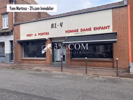 location locaux professionnels 178 m² à comines (59560)  2 000 €