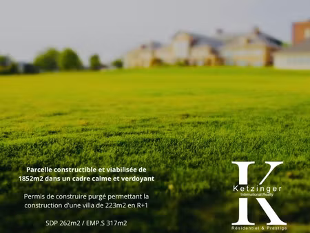 terrain constructible et viabilise vendu avec pc purge