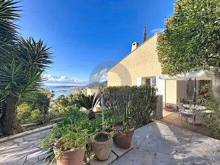 maison a menton garavan - vue mer