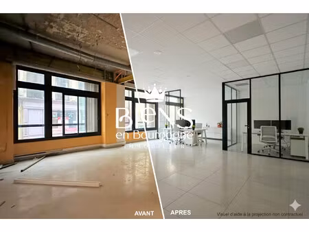 chalon-sur-saône centre ville  plateau de 80m² à usage de bur