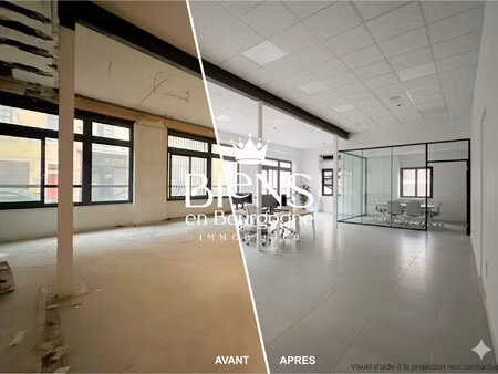 chalon sur saône plateau de 94 m² à rénover dans un hôtel p