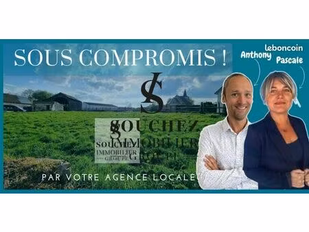 terrain 986 m² gouy servins