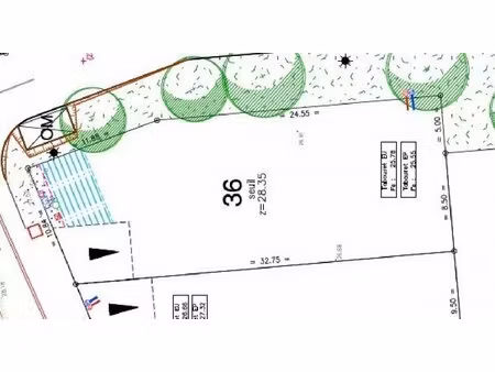 en vente terrain non constructible 451 m² – 95 000 € |brem-sur-mer