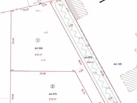 en vente terrain non constructible 579 m² – 145 000 € |brem-sur-mer