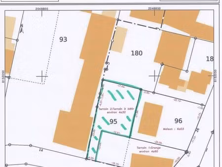 terrain à vendre 4a30 à plobsheim