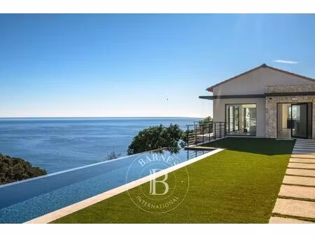 roquebrune cap martin - villa contemporaine - secteur serret - vue mer panoramique