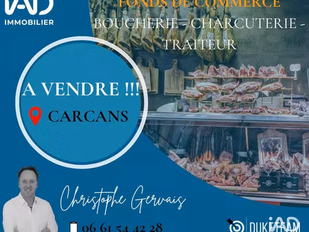 vente commerce 100 m² carcans (33121)