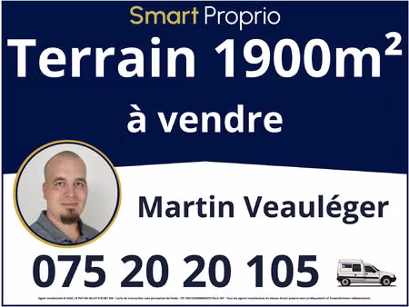vente terrain 1911 m² sainte-florine (43250)