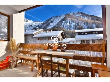 appartement 2 pièces avec très belle vue  32m² - chamonix secteur argentière - montroc