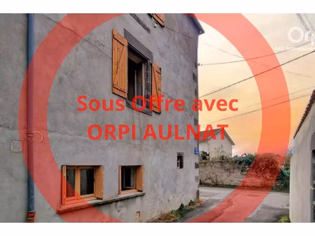 vente maison 3 pièces 59 m² lussat (63360)