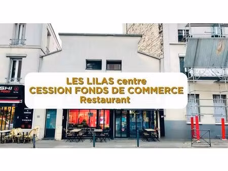 vente commerce 67 m² les lilas (93260)