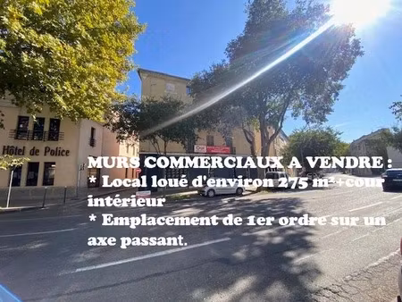 vente locaux professionnels 275 m² à carpentras (84200)  214 000 €