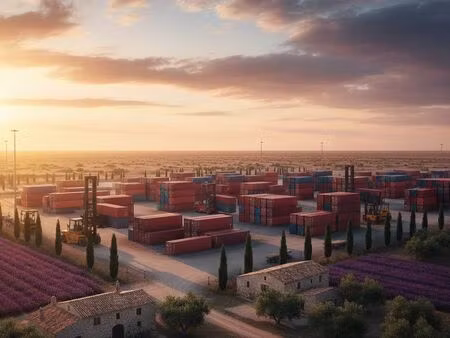 espace de stockage container