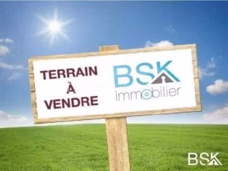 terrain constructible viabilisé à vendre