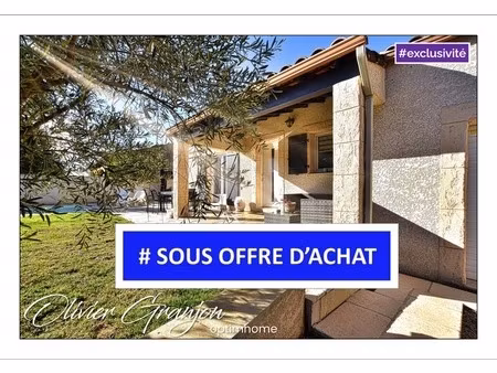 villa de plain-pied avec piscine  à 20 minutes de montpellier !!! sous offre d'achat accep