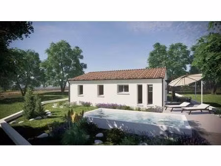 terrain avec maison neuve à vendre