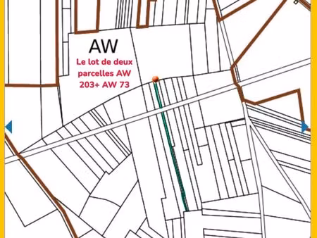 vente terrain 1113 m² azay-le-ferron (36290)