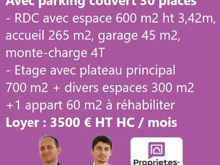 location locaux professionnels 2000 m² à nevers (58000)  2 750 €