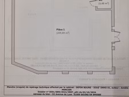 bourg en bresse : locaux bien situés