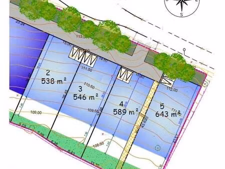 terrain constructible à vendre