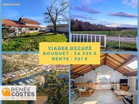 maison en viager 4 pièces 107 m²