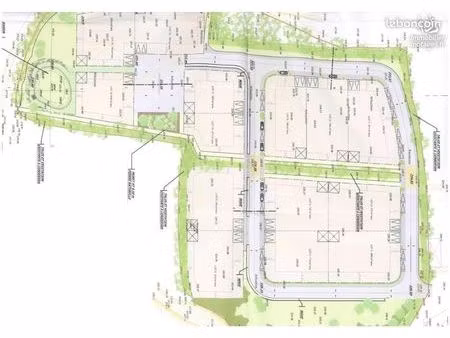 terrain 754 m² glomel