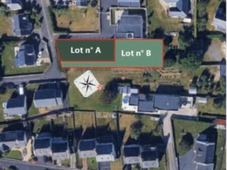 vente de 2 terrains constructibles
