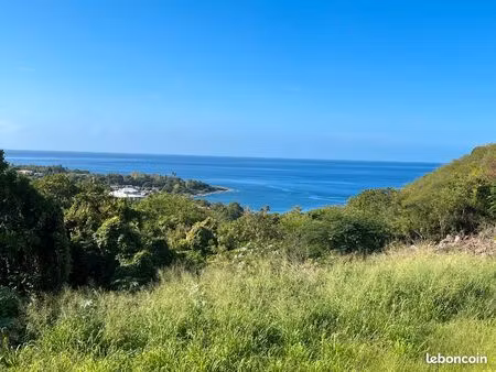 terrain 630 m2 vue mer