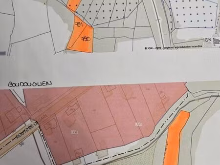 terrain 15945 m² hanvec