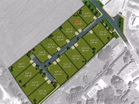 terrain viabilisé 462 m² – meursac (17120)