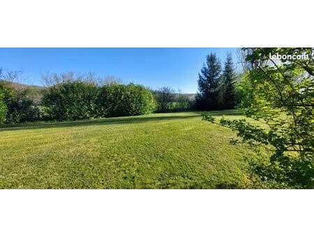 terrain 1 900 m² cour et buis