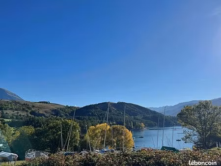 maison t2 – vue lac imprenable – accès plage – jardin privé 200 m²