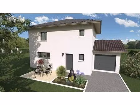 terrain avec maison neuve à vendre