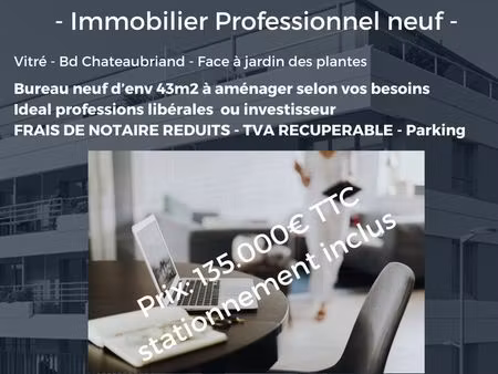 bureaux 43 m² vitré