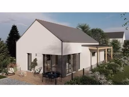 terrain avec maison neuve à vendre