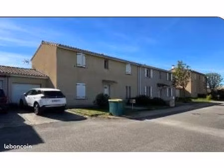 maison mitoyenne t6 larra 134 m² avec garage sur parcelle de 573m²