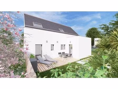 terrain avec maison neuve à vendre