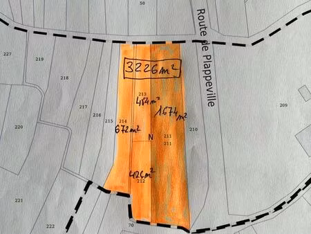 terrain à jardin et bois sur lorry les metz